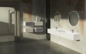 custom bathroom cabinet