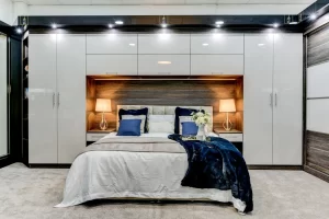 custom bedroom cabinetry