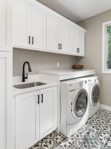 custom closet laundry room
