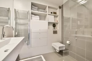 bathroom linen closet